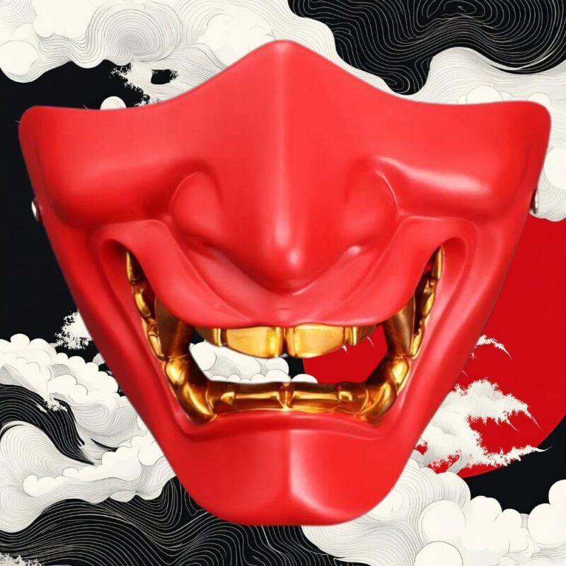 Demi Masque Hannya Rouge