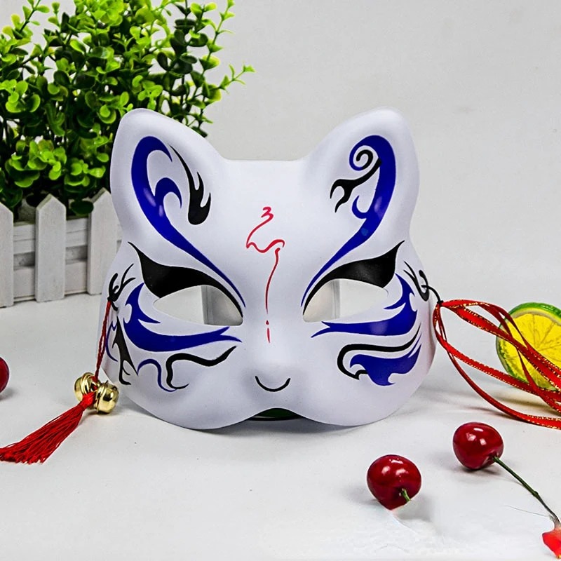Demi Masque Kabuki Kitsune