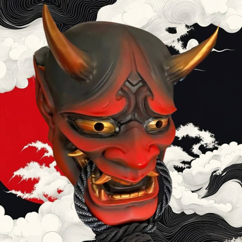 Masque Japonais Diable Femme