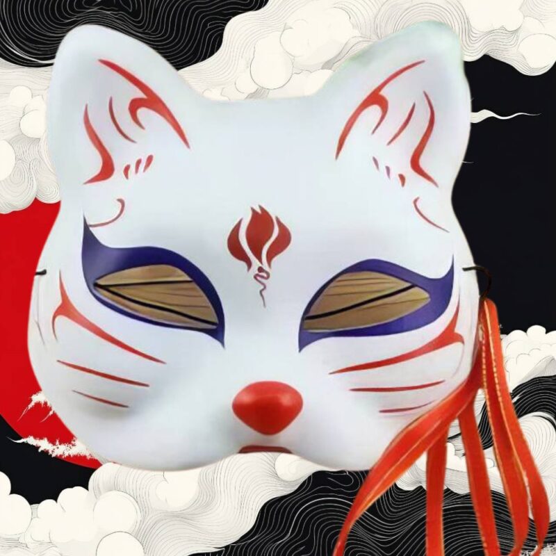 Masque Traditionnel Japonais Renard