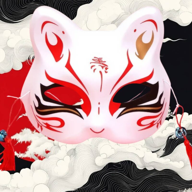 Okami Demi Masque Kitsune