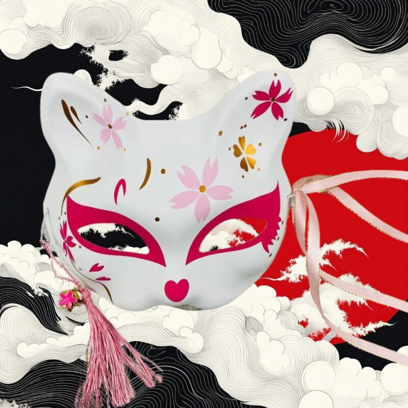 Masque Japonais de Sakura